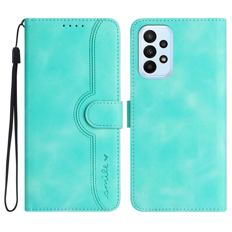 Heart Pattern Skin Feel Leather Phone Case, For Samsung Galaxy A71 5G, For Samsung Galaxy A72 4G/5G, For Samsung Galaxy A73 5G, For Samsung Galaxy M13 India/F13