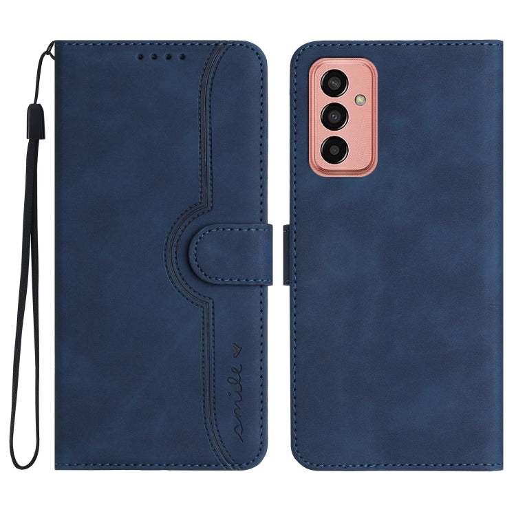 Heart Pattern Skin Feel Leather Phone Case, For Samsung Galaxy A71 5G, For Samsung Galaxy A72 4G/5G, For Samsung Galaxy A73 5G, For Samsung Galaxy M13 India/F13