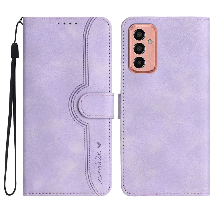 Heart Pattern Skin Feel Leather Phone Case, For Samsung Galaxy A71 5G, For Samsung Galaxy A72 4G/5G, For Samsung Galaxy A73 5G, For Samsung Galaxy M13 India/F13