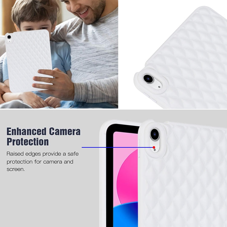 Rhombic TPU Tablet Case, For iPad 10.2 2021 / 2020 / 2019, For iPad 9.7 2018 / 2017, For iPad 10th Gen 10.9 2022, For iPad Pro 11 2022 / 2021 / 2020