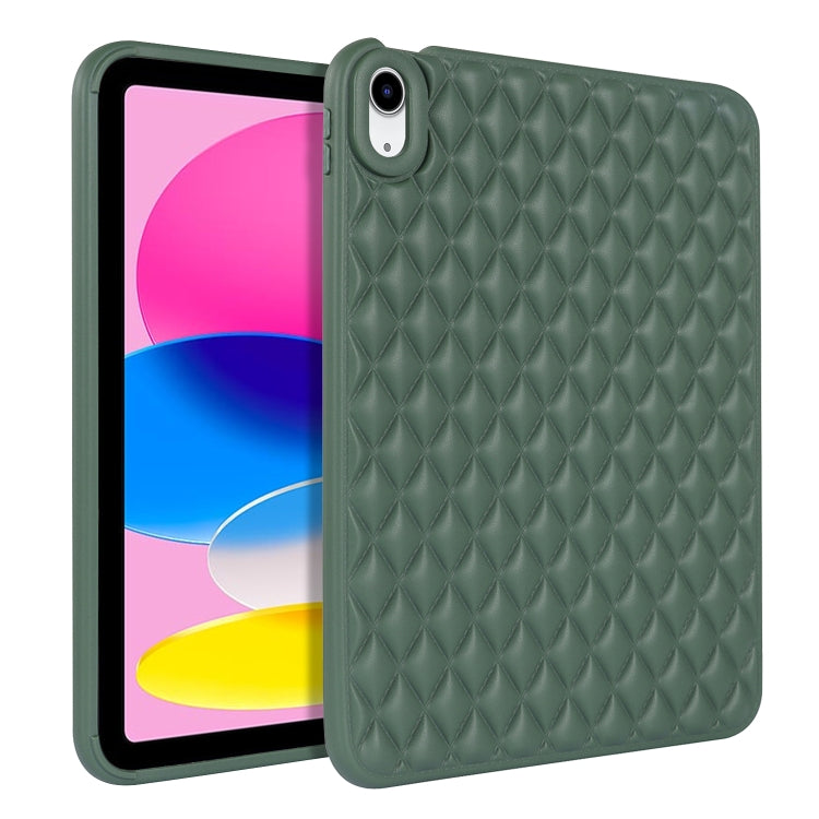 Rhombic TPU Tablet Case, For iPad 10.2 2021 / 2020 / 2019, For iPad 9.7 2018 / 2017, For iPad 10th Gen 10.9 2022, For iPad Pro 11 2022 / 2021 / 2020