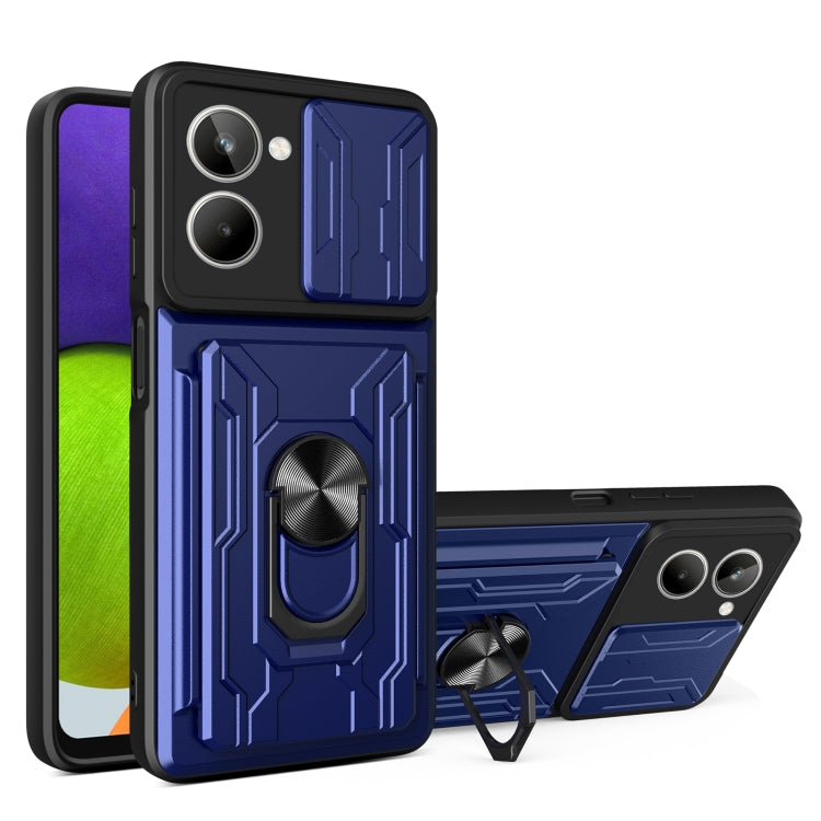 Sliding Camshield TPU+PC Phone Case with Card Slot, For Motorola Edge 30 Ultra 5G, For OPPO A17 4G, For Realme 10 4G