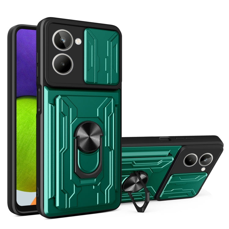 Sliding Camshield TPU+PC Phone Case with Card Slot, For Motorola Edge 30 Ultra 5G, For OPPO A17 4G, For Realme 10 4G
