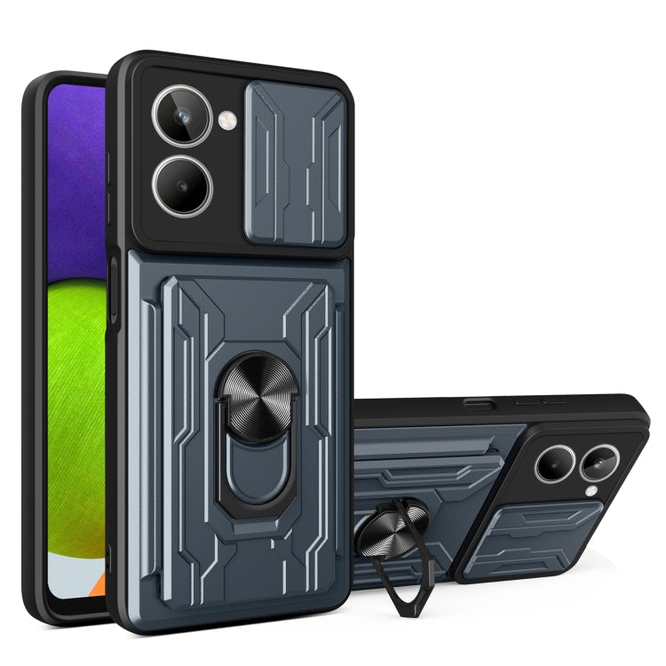 Sliding Camshield TPU+PC Phone Case with Card Slot, For Motorola Edge 30 Ultra 5G, For OPPO A17 4G, For Realme 10 4G