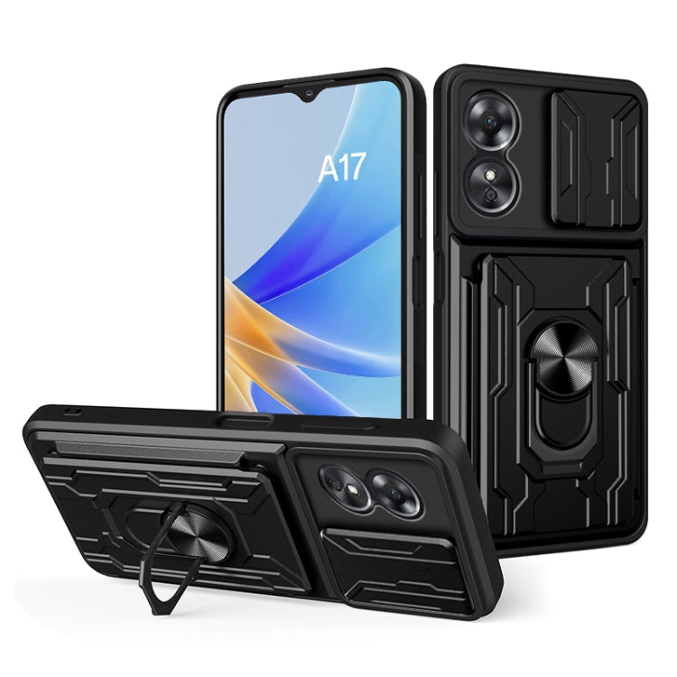 Sliding Camshield TPU+PC Phone Case with Card Slot, For Motorola Edge 30 Ultra 5G, For OPPO A17 4G, For Realme 10 4G