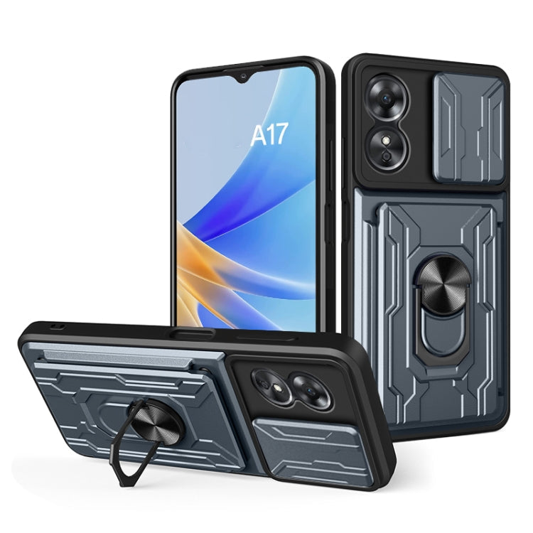Sliding Camshield TPU+PC Phone Case with Card Slot, For Motorola Edge 30 Ultra 5G, For OPPO A17 4G, For Realme 10 4G