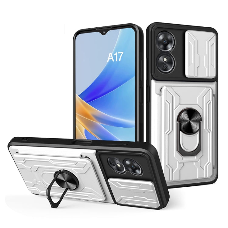 Sliding Camshield TPU+PC Phone Case with Card Slot, For Motorola Edge 30 Ultra 5G, For OPPO A17 4G, For Realme 10 4G