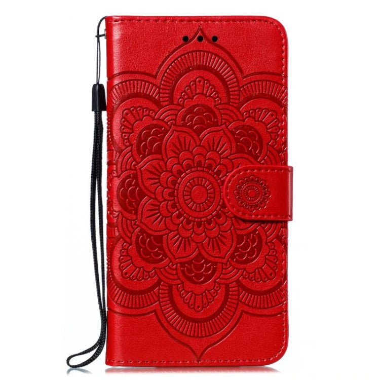 Sun Mandala Embossing Pattern Phone Leather Case, For Samsung Galaxy A04e, For Samsung Galaxy A14 4G, For Samsung Galaxy A24 5G