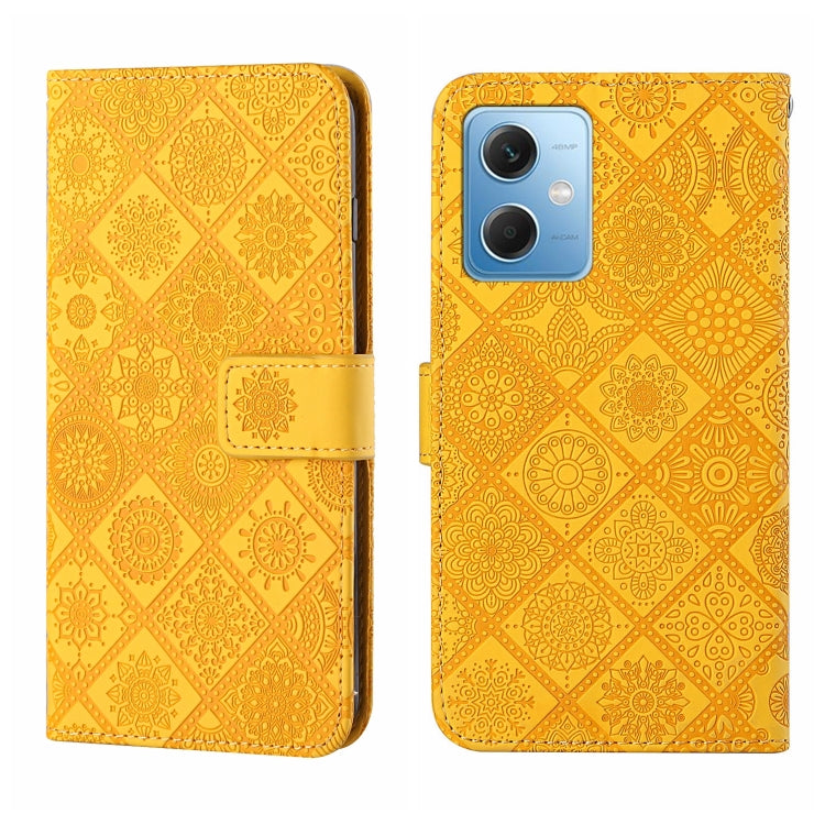 Ethnic Style Embossed Pattern Leather Phone Case, For Xiaomi Redmi Note 12 5G Global/Poco X5, For Xiaomi Redmi Note 12 Pro 5G/Poco X5 Pro
