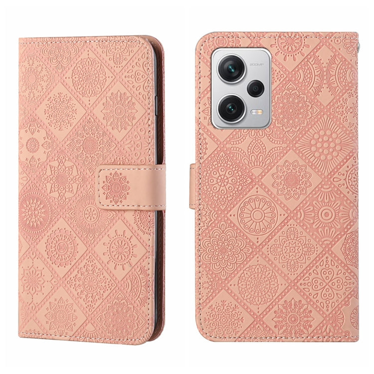 Ethnic Style Embossed Pattern Leather Phone Case, For Xiaomi Redmi Note 12 5G Global/Poco X5, For Xiaomi Redmi Note 12 Pro 5G/Poco X5 Pro