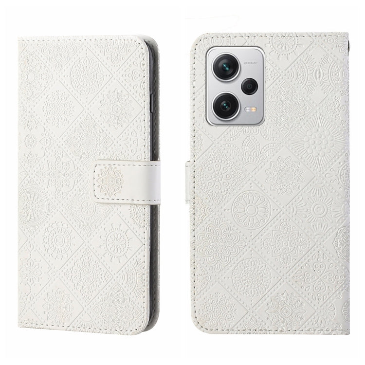 Ethnic Style Embossed Pattern Leather Phone Case, For Xiaomi Redmi Note 12 5G Global/Poco X5, For Xiaomi Redmi Note 12 Pro 5G/Poco X5 Pro