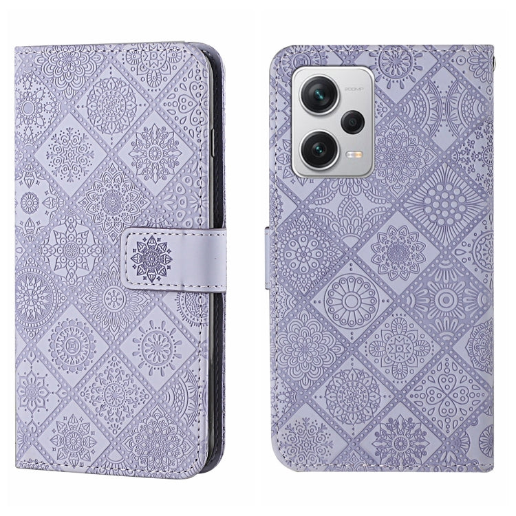 Ethnic Style Embossed Pattern Leather Phone Case, For Xiaomi Redmi Note 12 5G Global/Poco X5, For Xiaomi Redmi Note 12 Pro 5G/Poco X5 Pro