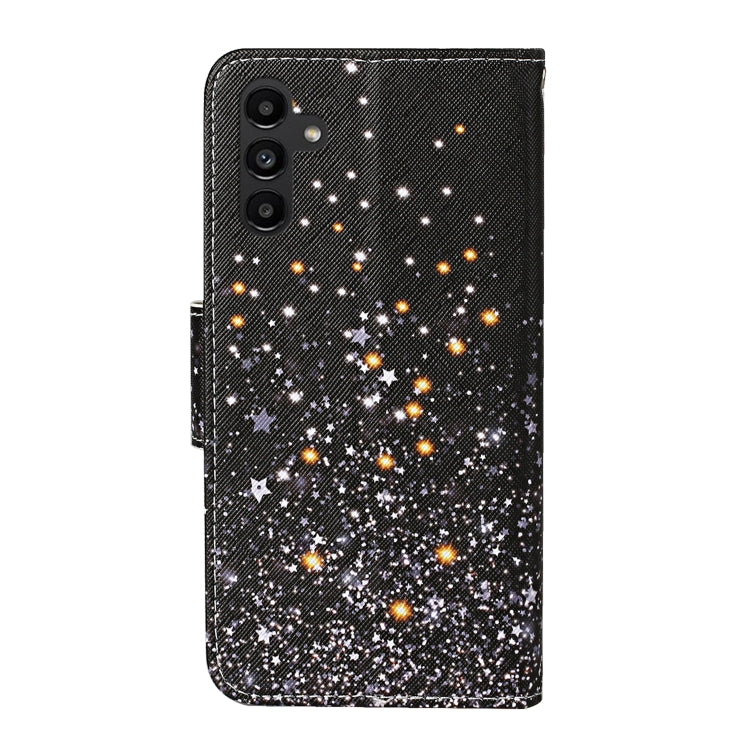 Colored Drawing Pattern Flip Leather Phone Case, For Samsung Galaxy A24 4G