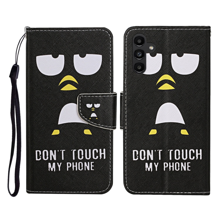 Colored Drawing Pattern Flip Leather Phone Case, For Samsung Galaxy A24 4G