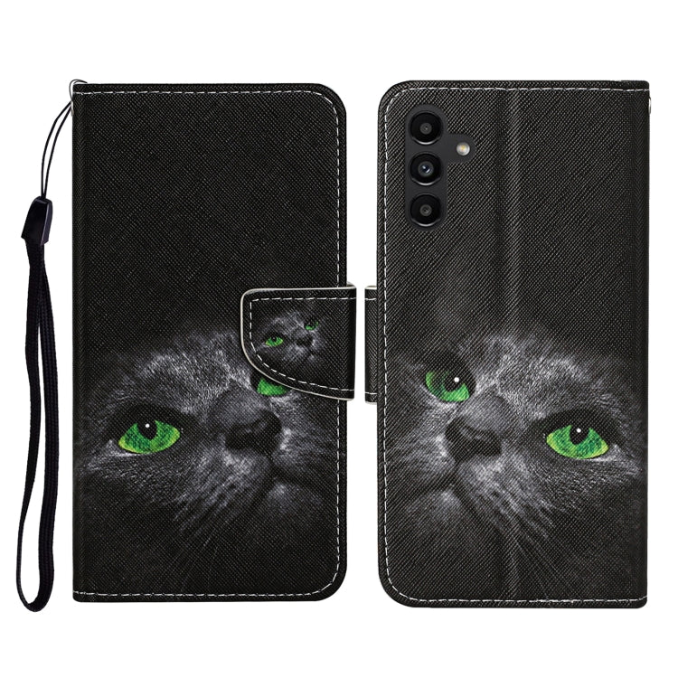 Colored Drawing Pattern Flip Leather Phone Case, For Samsung Galaxy A24 4G