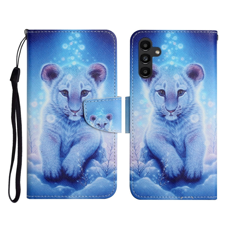 Colored Drawing Pattern Flip Leather Phone Case, For Samsung Galaxy A24 4G