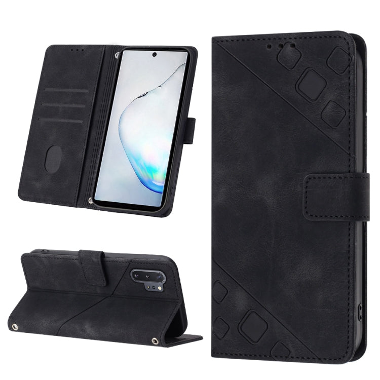 Skin-feel Embossed Leather Phone Case, For Samsung Galaxy Note10 Pro / Note10 Pro 5G / Note10+, For Samsung Galaxy Note10 / Note10 5G, For Samsung Galaxy Note20, For Samsung Galaxy Note20 Ultra