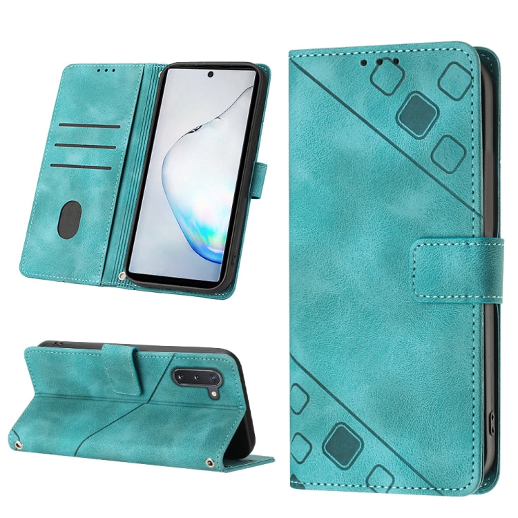 Skin-feel Embossed Leather Phone Case, For Samsung Galaxy Note10 Pro / Note10 Pro 5G / Note10+, For Samsung Galaxy Note10 / Note10 5G, For Samsung Galaxy Note20, For Samsung Galaxy Note20 Ultra