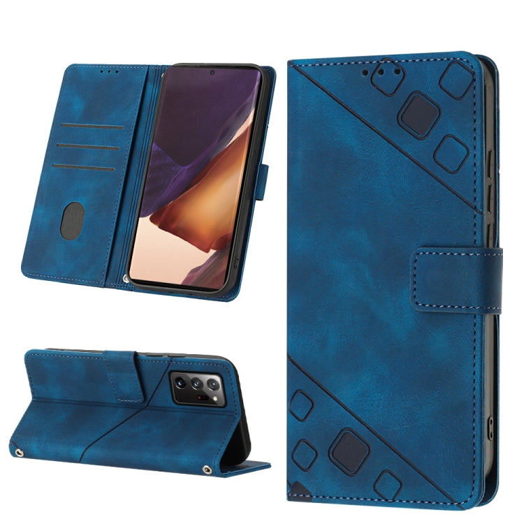 Skin-feel Embossed Leather Phone Case, For Samsung Galaxy Note10 Pro / Note10 Pro 5G / Note10+, For Samsung Galaxy Note10 / Note10 5G, For Samsung Galaxy Note20, For Samsung Galaxy Note20 Ultra