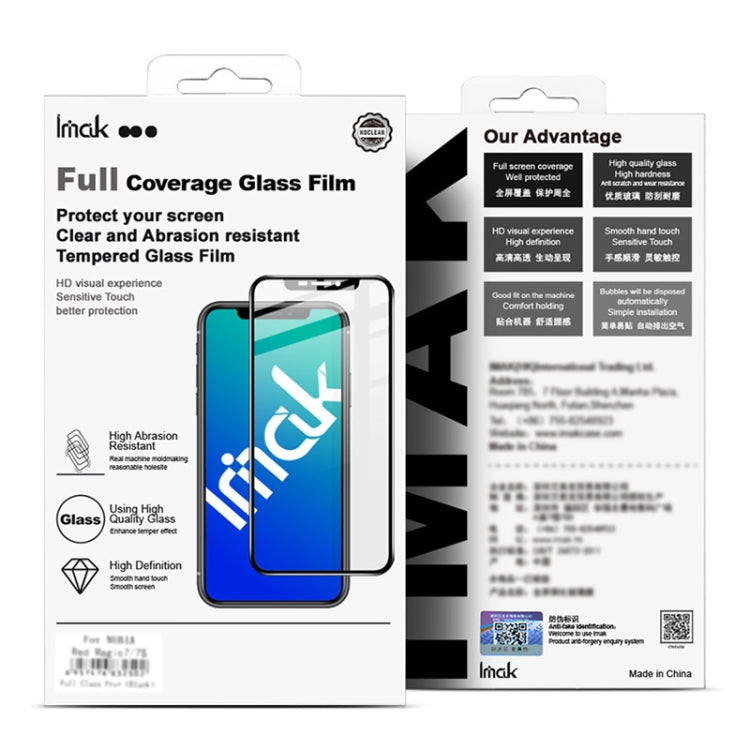 IMAK 3D Curved Full Screen Tempered Glass Film, For Honor X9a 5G / Magic5 Lite 5G, For OPPO Reno8 T 5G Global, For Xiaomi 13 Lite 5G, For OnePlus Ace 2 5G / 11R 5G