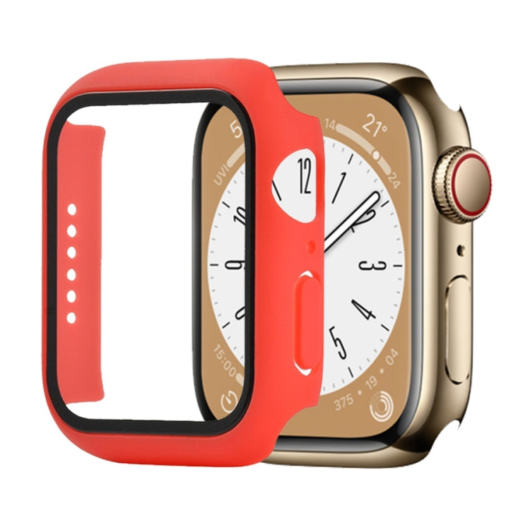 Shockproof PC+Tempered Glass Watch Protective Case, For Apple Watch Series 9 / 8 / 7 45mm