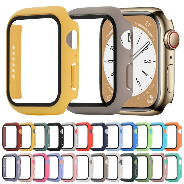 Shockproof PC+Tempered Glass Watch Protective Case, For Apple Watch Series 9 / 8 / 7 45mm