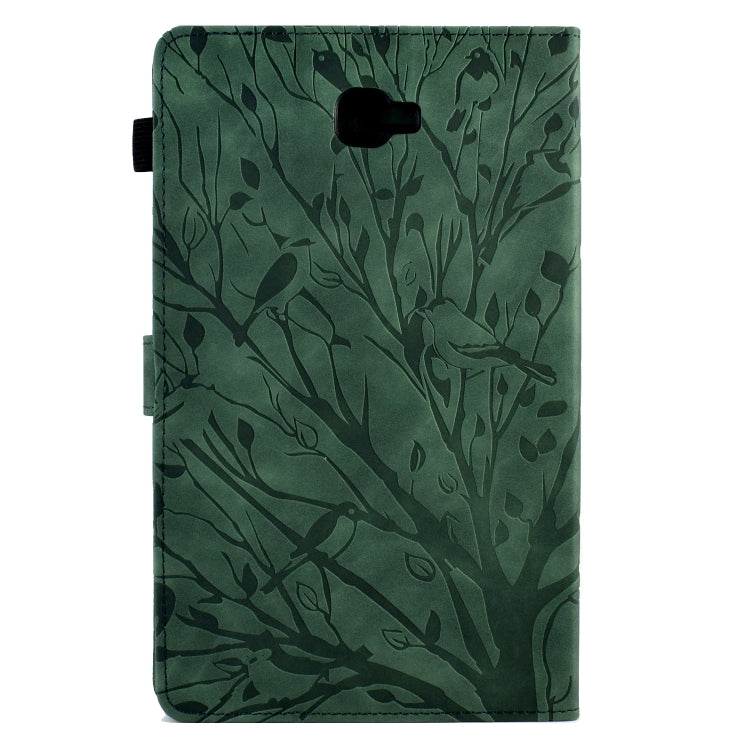 Fortune Tree Pressure Flower PU Tablet Case with Wake-up / Sleep Function, For Samsung Galaxy Tab A 10.1 2016