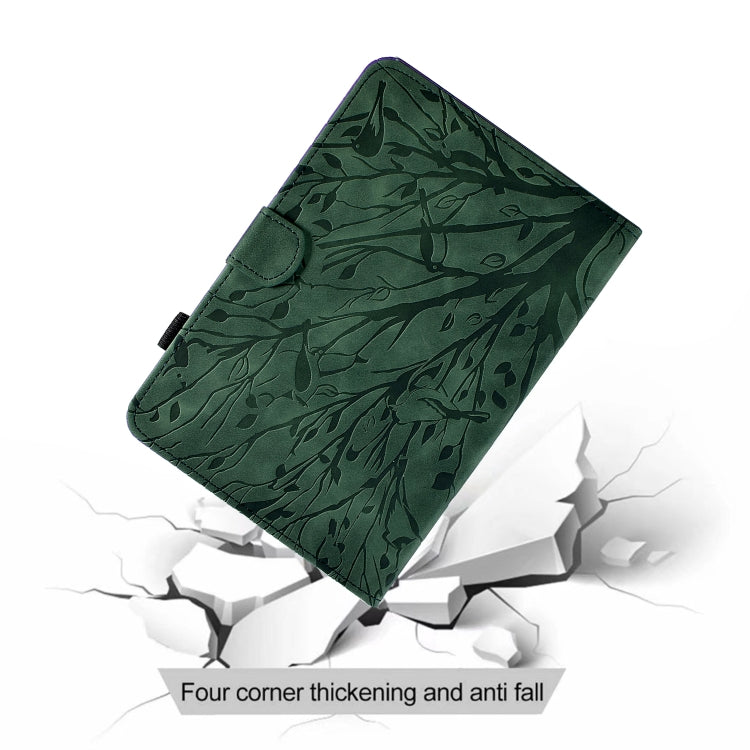 Fortune Tree Pressure Flower PU Tablet Case with Wake-up / Sleep Function, For Samsung Galaxy Tab A 10.1 2016
