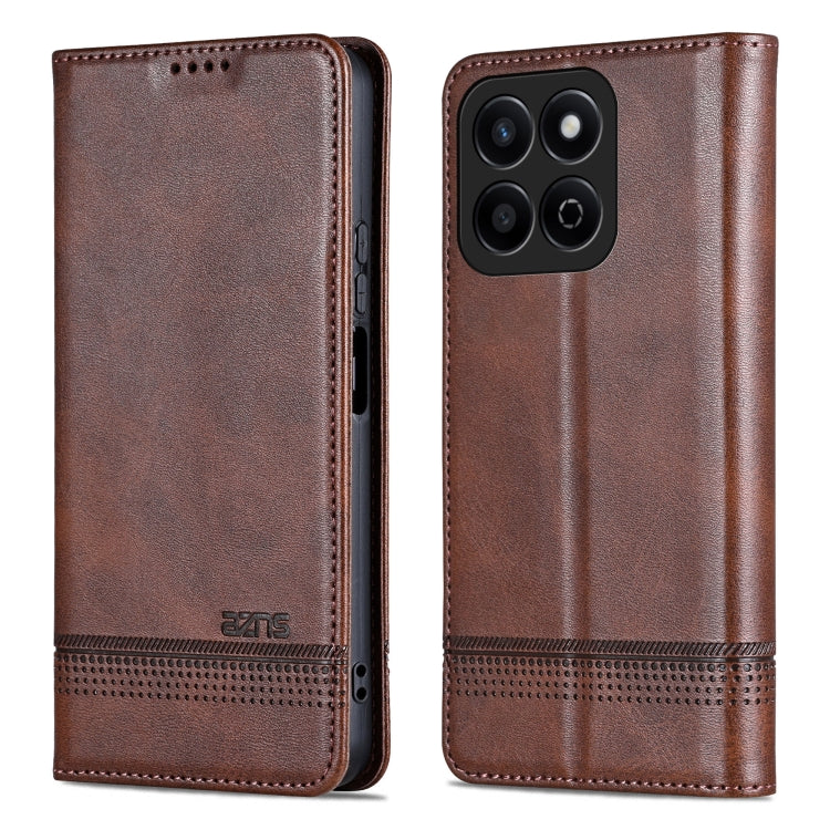 AZNS Magnetic Calf Texture Flip Leather Phone Case, For Honor 200, For Honor 200 Pro, For Honor Play 50/Play 50m 5G, For Honor 200 Lite Global