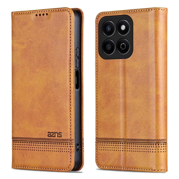 AZNS Magnetic Calf Texture Flip Leather Phone Case, For Honor 200, For Honor 200 Pro, For Honor Play 50/Play 50m 5G, For Honor 200 Lite Global