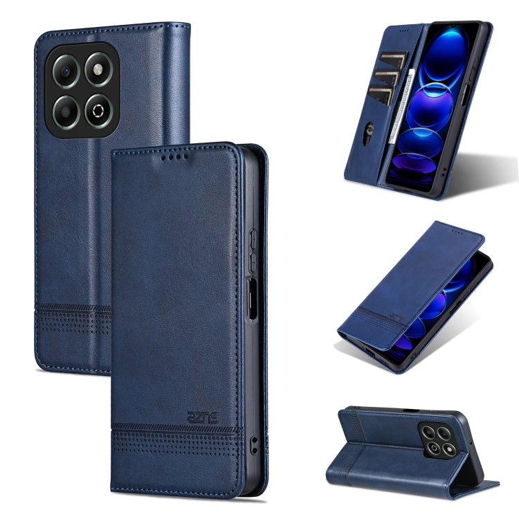 AZNS Magnetic Calf Texture Flip Leather Phone Case, For Honor 200, For Honor 200 Pro, For Honor Play 50/Play 50m 5G, For Honor 200 Lite Global