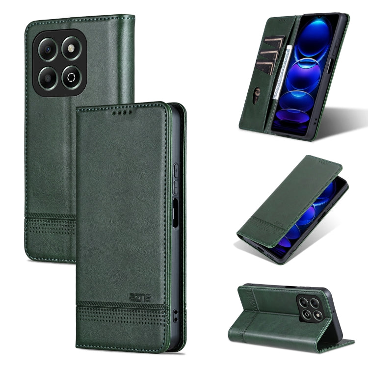 AZNS Magnetic Calf Texture Flip Leather Phone Case, For Honor 200, For Honor 200 Pro, For Honor Play 50/Play 50m 5G, For Honor 200 Lite Global