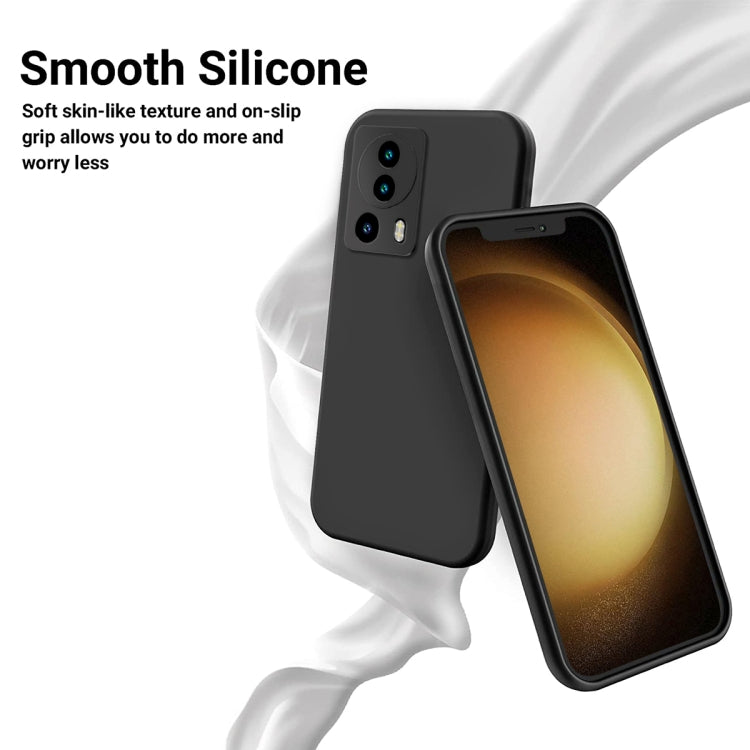 Pure Color Liquid Silicone Shockproof Phone Case, For Xiaomi 13 Lite