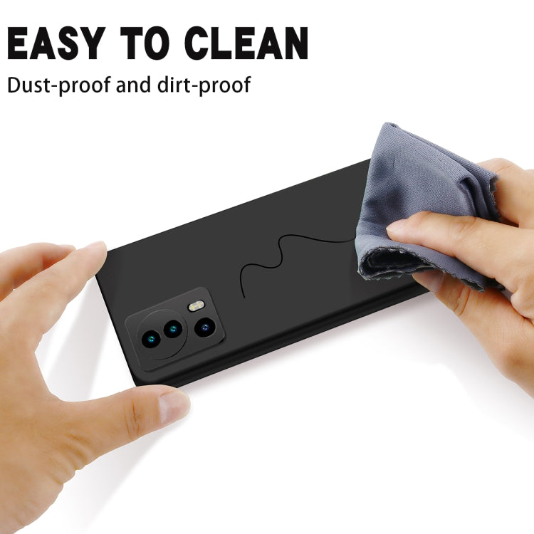 Pure Color Liquid Silicone Shockproof Phone Case, For Xiaomi 13 Lite