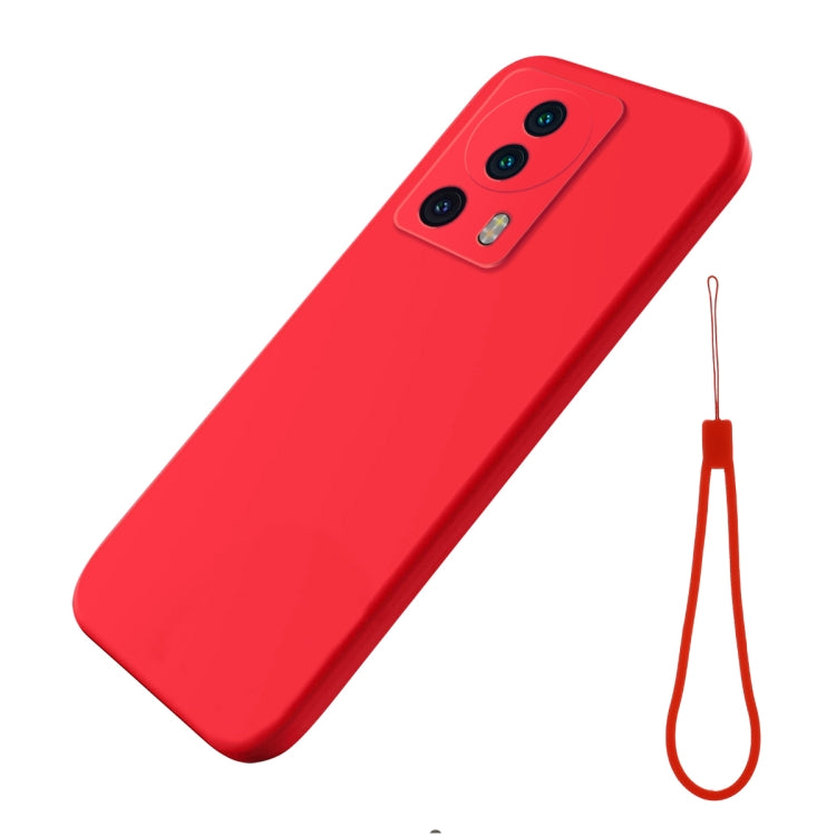 Pure Color Liquid Silicone Shockproof Phone Case, For Xiaomi 13 Lite