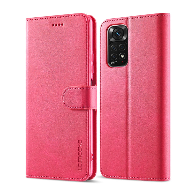 LC.IMEEKE Calf Texture Horizontal Flip Leather Case, For Xiaomi Redmi Note 12 Pro 4G Global