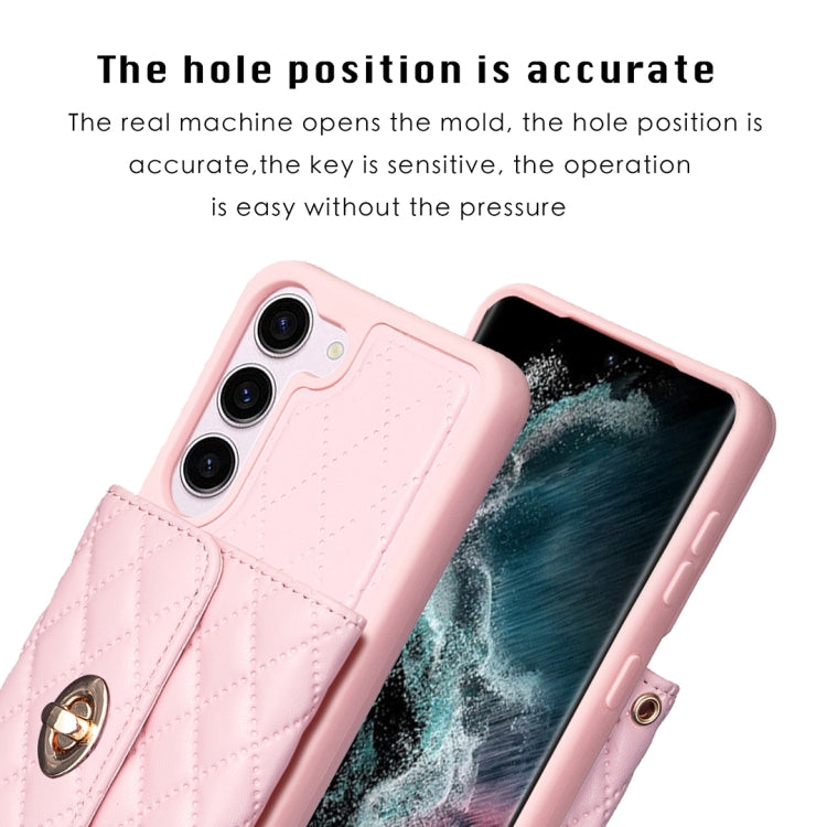 Horizontal Wallet Rhombic Leather Phone Case, For Samsung Galaxy S23 5G, For Samsung Galaxy S22+ 5G, For Samsung Galaxy S21 5G, For Samsung Galaxy S21+ 5G