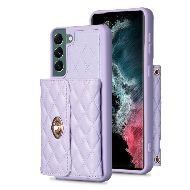 Horizontal Wallet Rhombic Leather Phone Case, For Samsung Galaxy S23 5G, For Samsung Galaxy S22+ 5G, For Samsung Galaxy S21 5G, For Samsung Galaxy S21+ 5G