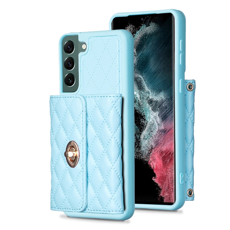 Horizontal Wallet Rhombic Leather Phone Case, For Samsung Galaxy S23 5G, For Samsung Galaxy S22+ 5G, For Samsung Galaxy S21 5G, For Samsung Galaxy S21+ 5G
