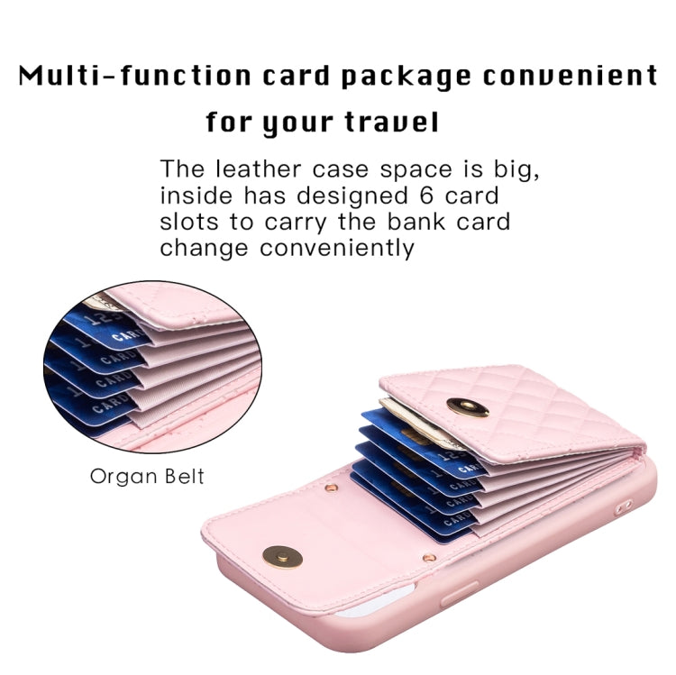 Vertical Wallet Rhombic Leather Phone Case, For iPhone 13 Pro, For iPhone 13 Pro Max, For iPhone 12 / 12 Pro, For iPhone 12 Pro Max