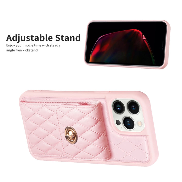 Vertical Wallet Rhombic Leather Phone Case, For iPhone 13 Pro, For iPhone 13 Pro Max, For iPhone 12 / 12 Pro, For iPhone 12 Pro Max