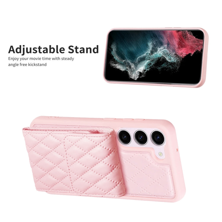 Vertical Wallet Rhombic Leather Phone Case, For Samsung Galaxy S23 5G, For Samsung Galaxy S22+ 5G, For Samsung Galaxy S21 5G, For Samsung Galaxy S21+ 5G