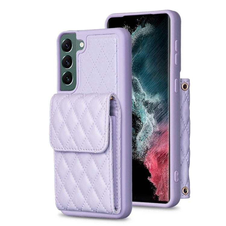Vertical Wallet Rhombic Leather Phone Case, For Samsung Galaxy S23 5G, For Samsung Galaxy S22+ 5G, For Samsung Galaxy S21 5G, For Samsung Galaxy S21+ 5G