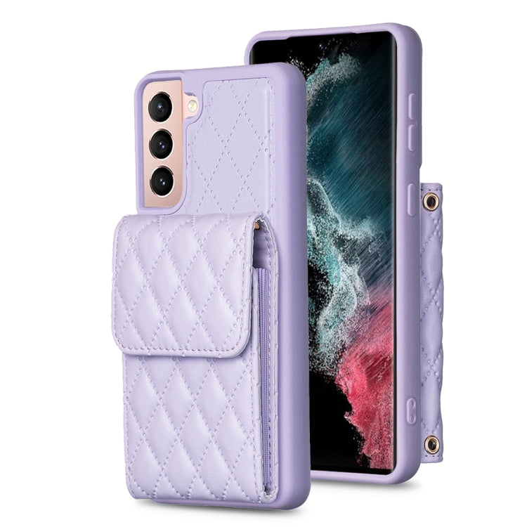 Vertical Wallet Rhombic Leather Phone Case, For Samsung Galaxy S23 5G, For Samsung Galaxy S22+ 5G, For Samsung Galaxy S21 5G, For Samsung Galaxy S21+ 5G