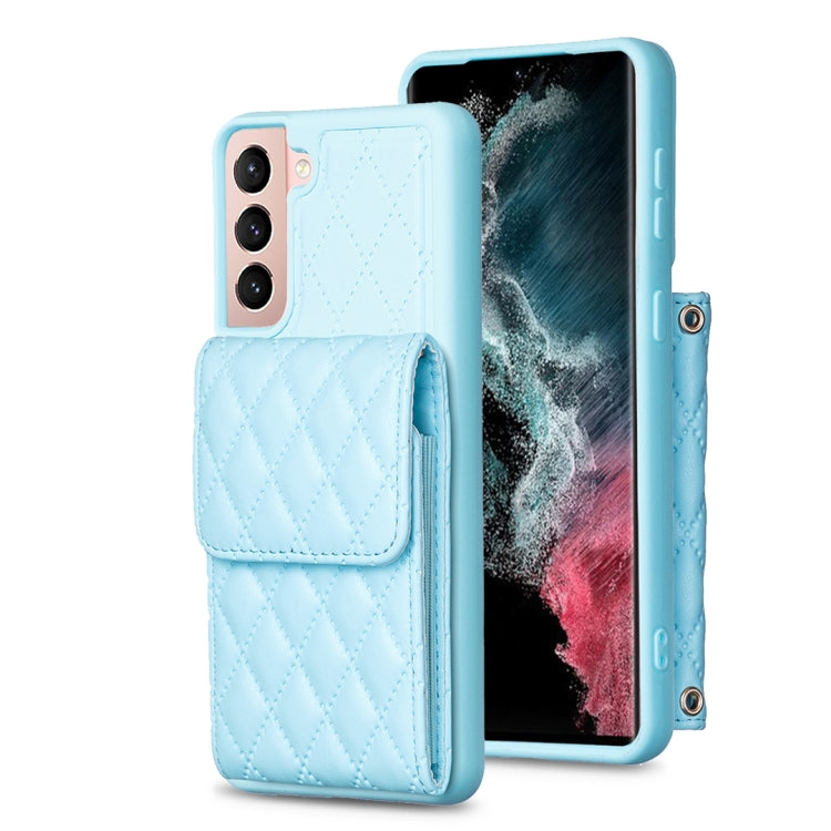 Vertical Wallet Rhombic Leather Phone Case, For Samsung Galaxy S23 5G, For Samsung Galaxy S22+ 5G, For Samsung Galaxy S21 5G, For Samsung Galaxy S21+ 5G