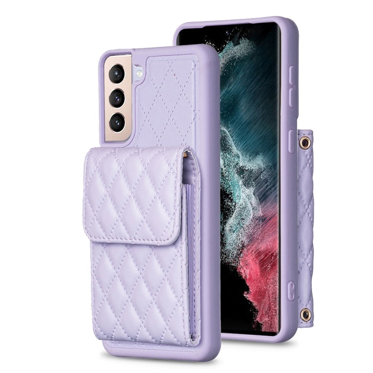 Vertical Wallet Rhombic Leather Phone Case, For Samsung Galaxy S23 5G, For Samsung Galaxy S22+ 5G, For Samsung Galaxy S21 5G, For Samsung Galaxy S21+ 5G