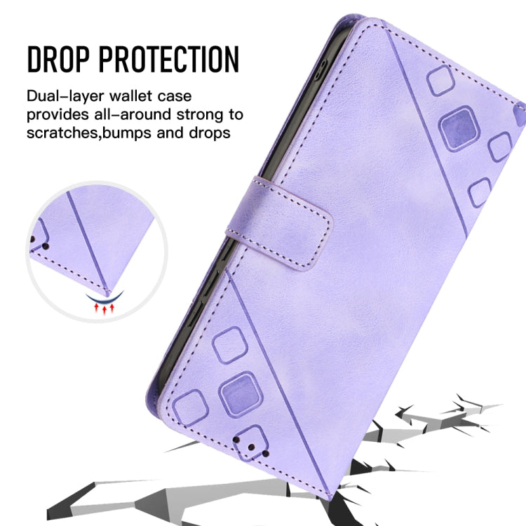 Skin-feel Embossed Leather Phone Case, For Samsung Galaxy A02 / M02, For Samsung Galaxy A03 Core, For Samsung Galaxy A7 2018, For Samsung Galaxy A8 / A5 2018