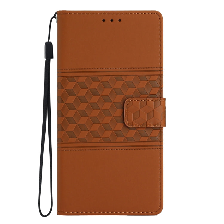 Diamond Embossed Skin Feel Leather Phone Case with Lanyard, For Xiaomi Redmi Note 12 Pro 5G China, For Xiaomi Redmi Note 12 5G China