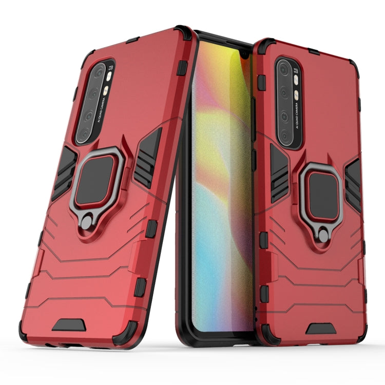 PC + TPU Anti-fall Protective Case with Ring Holder, For Xiaomi Mi Note 10 Lite
