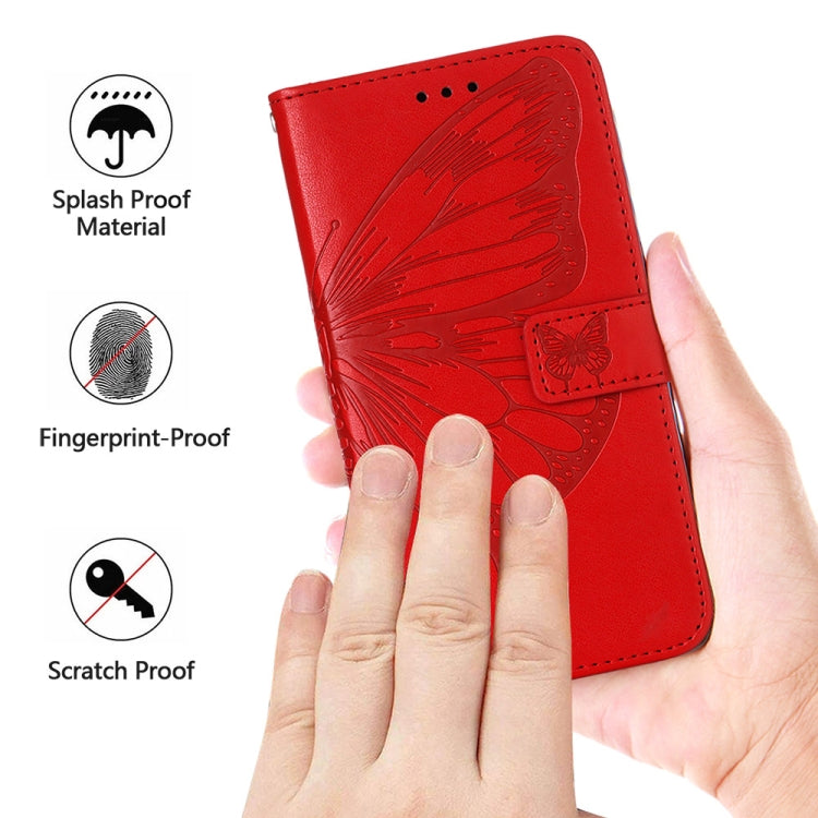 Embossed Butterfly Leather Phone Case, For Realme 10 Pro 5G, For Realme 10 Pro+ 5G, For Realme C55
